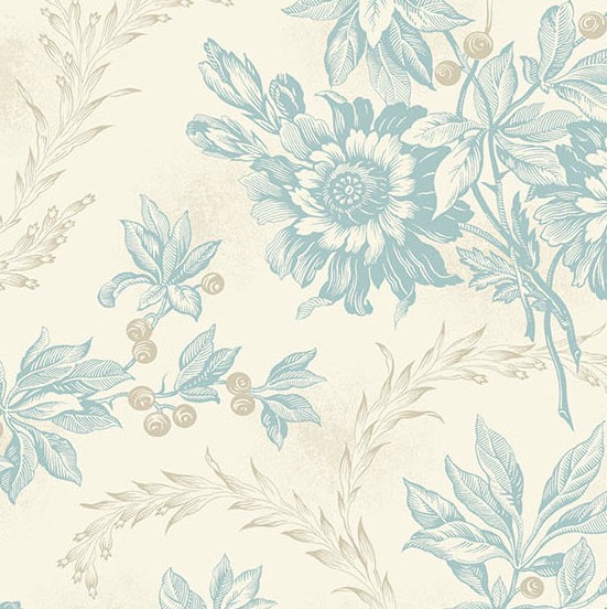 Sewing Bird Embroidery Wheat by Laundry Basket Quilts for Andover Fabrics