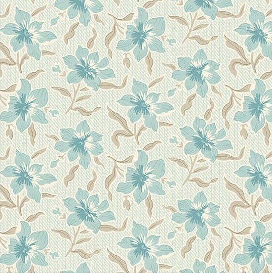 Sewing Bird Lilly Water by Laundry Basket Quilts for Andover Fabrics