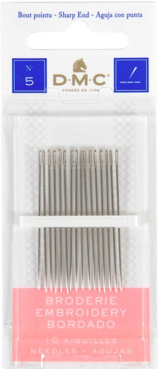 DMC Embroidery Crewel Needles Size 5