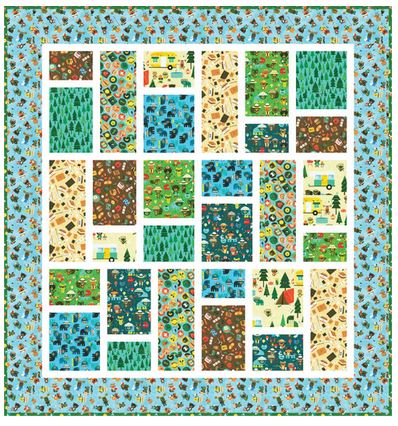 Campground Critters Quilt Kit