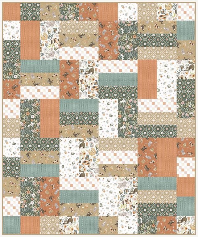 Petal and Purr Quilt by Windham