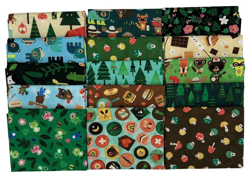 Campground Critters Fat Quarter Bundle