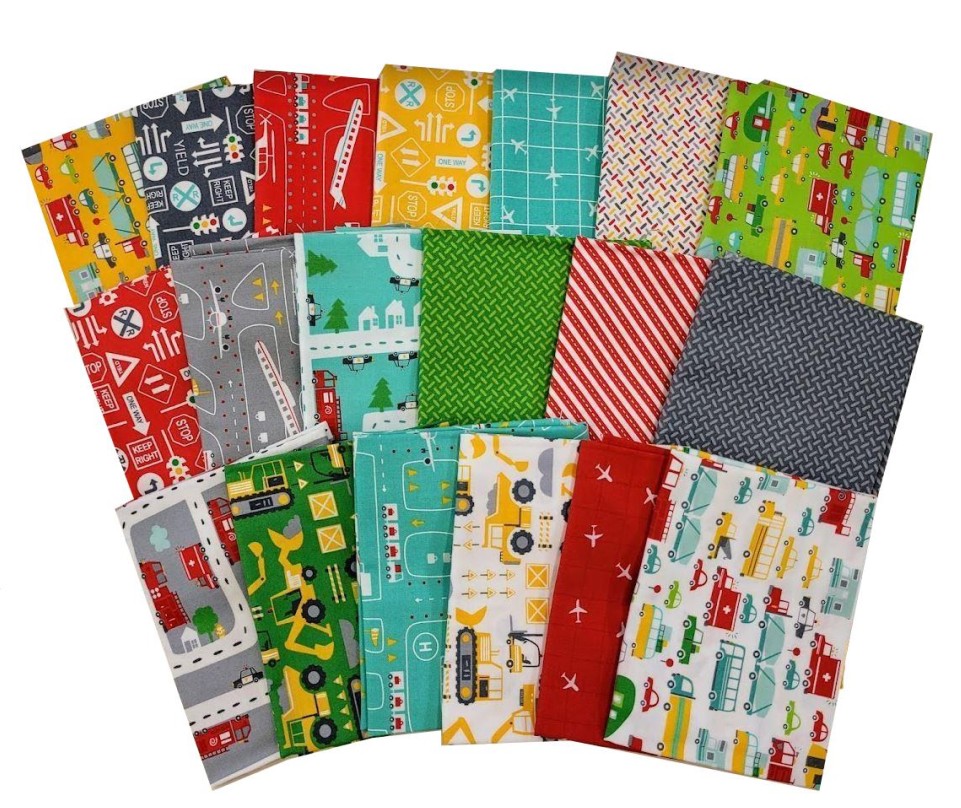On the Go Fat Quarter Bundle by In The Beginning Fabrics