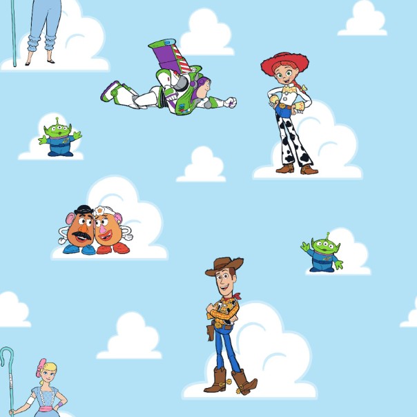 Disney Cotton Toy Story Friends Sketch from Springs Creative