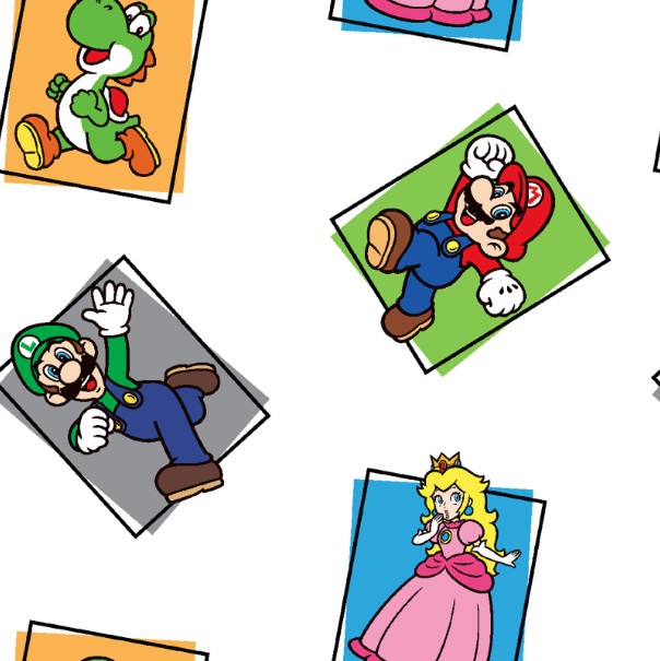 Super Mario Bro. Character Color Black White from Springs Creative