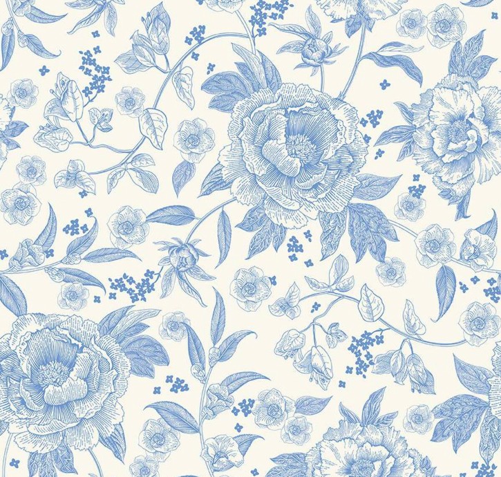 Penelope Floral Cream Wide Back by My Mind's Eye for Riley Blake Designs