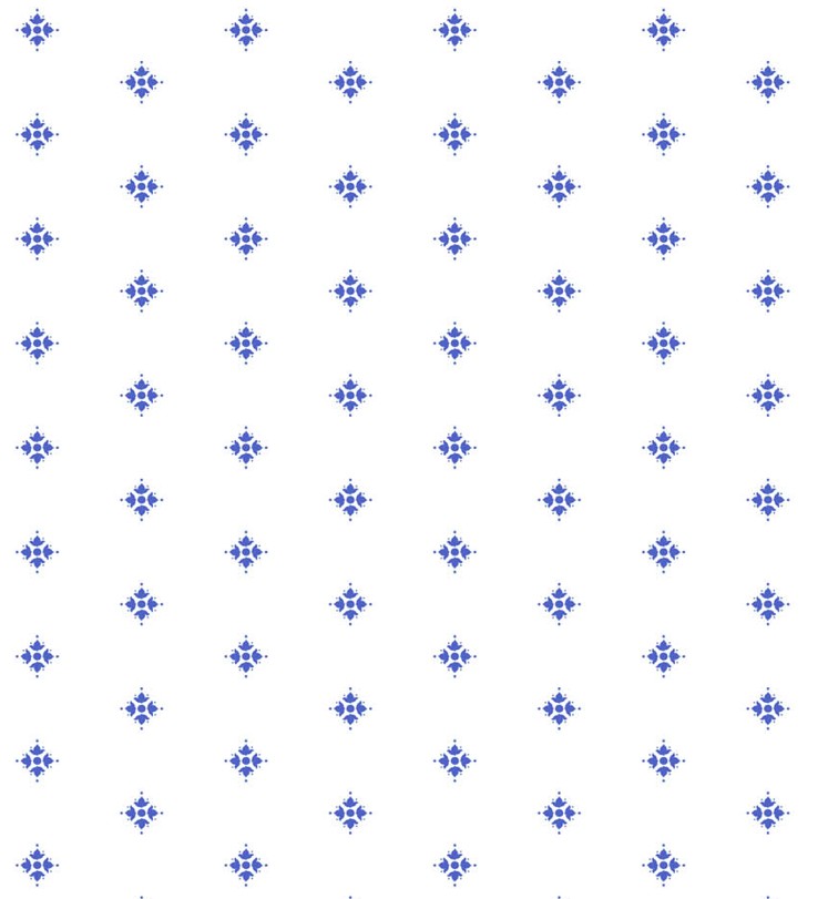 Delft Dynasty Mini Foulard White and Blue from Northcott Fabrics