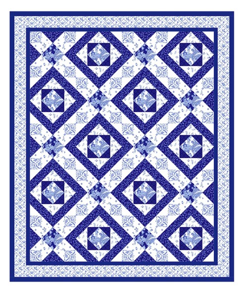 Tile Time Quilt Pattern by Nan Baker