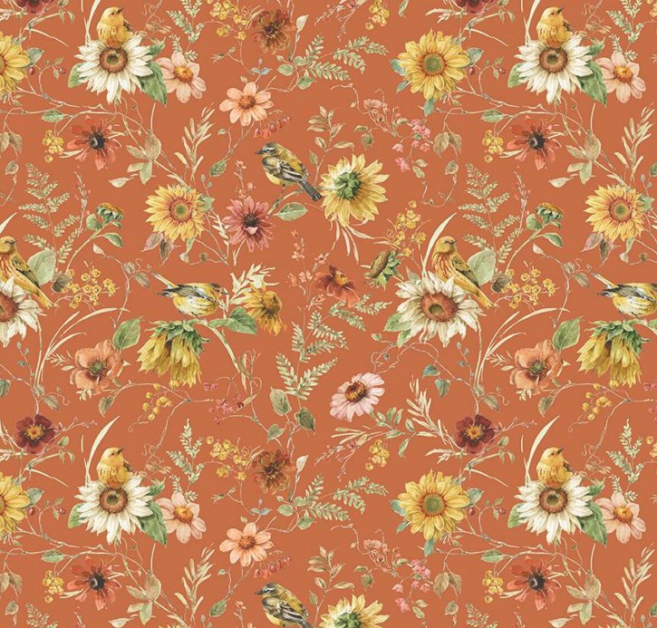 Sunflower Whispers Prairie Pumpkin by Lisa Audit for Riley Blake Designs