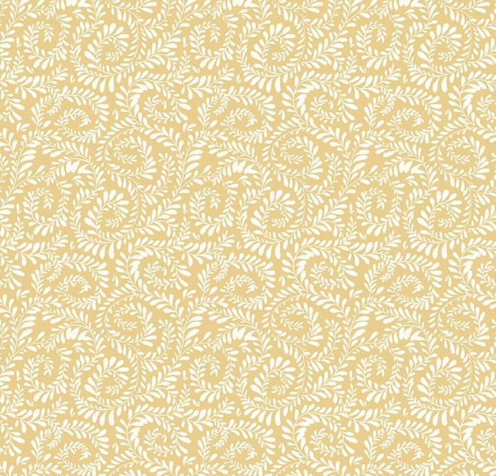 Sunflower Whispers Ferns Yellow by Lisa Audit for Riley Blake Designs