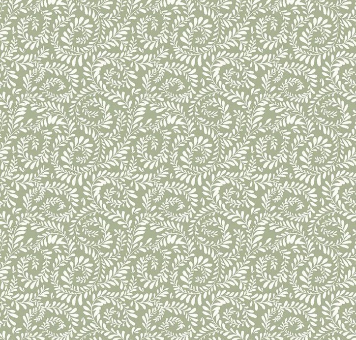 Sunflower Whispers Ferns Green by Lisa Audit for Riley Blake Designs