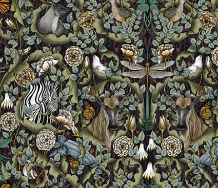 Mythic Forest Multi Wideback from Benartex