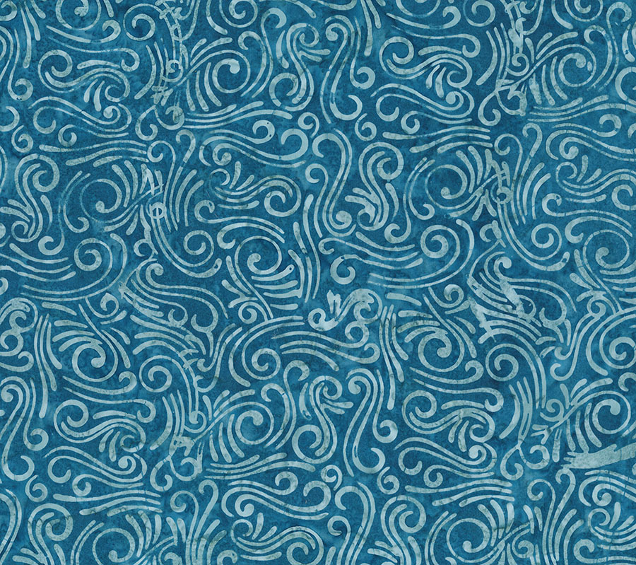 Wide Back Swirls II Blue Storm from Northcott Fabrics