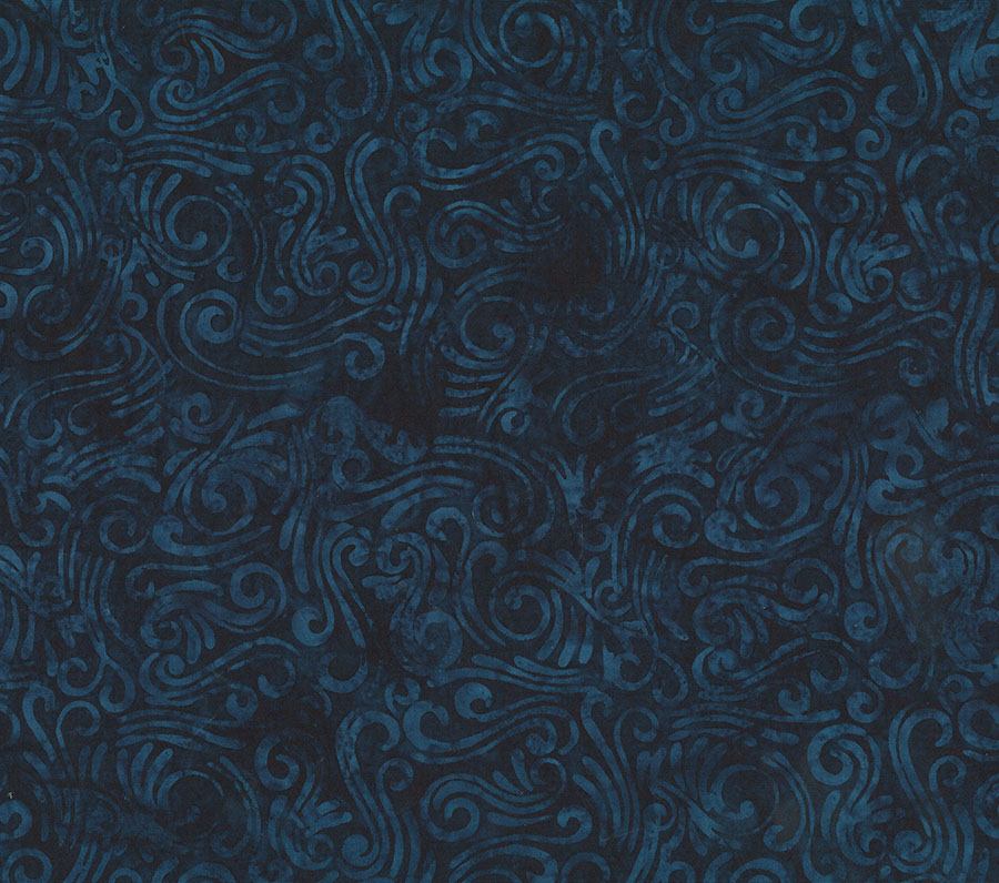 Wide Back Swirls II Indigo from Northcott Fabrics