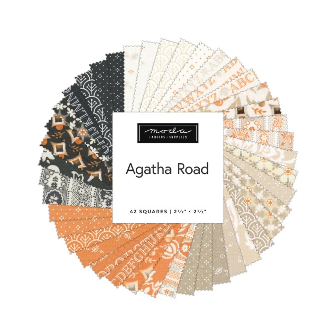 Agatha Road Mini Charm Pack from Moda