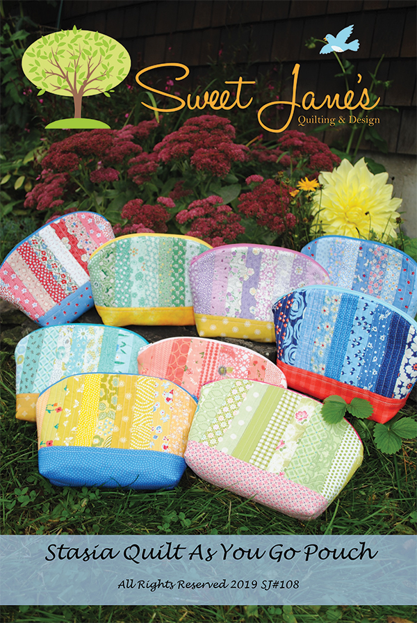 Stasia Quilt as You Go Pouch Pattern by Sweet Jame's Quilting & Design