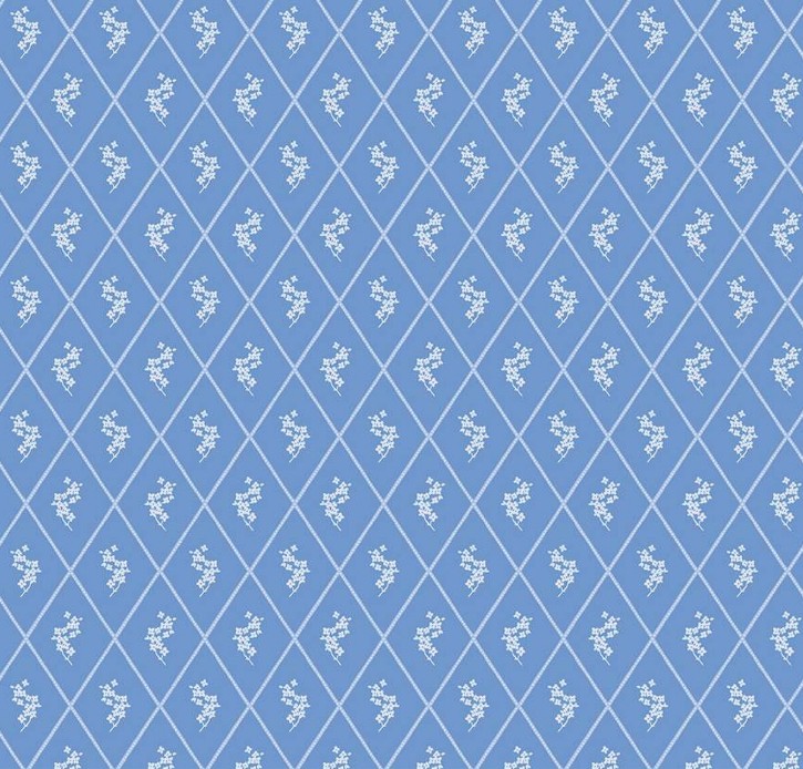 Penelope Diamonds Blue by My Mind's Eye for Riley Blake Designs