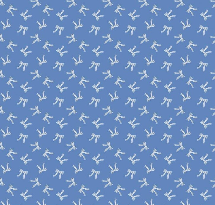 Penelope Bows Blue by My Mind's Eye for Riley Blake Designs