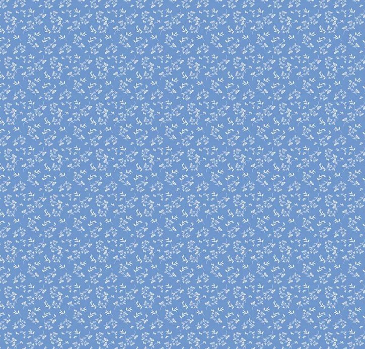 Penelope Mini Stems Blue by My Mind's Eye for Riley Blake Designs