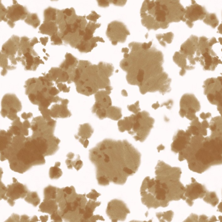 Little Seedlings Farm Cow Hide White by Moque Lee for Blank Quilting