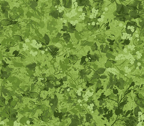 Neighborhood Association Leaf Texture Lime Green by Timna Tarr for Studio E Fabrics