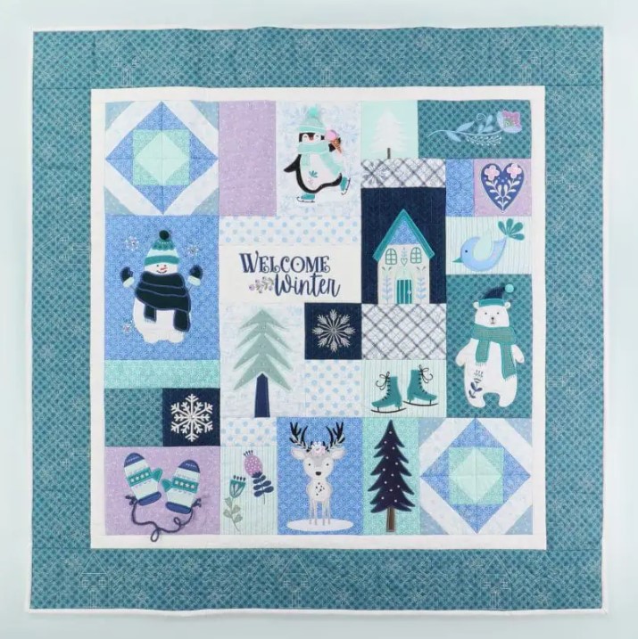 Enchanted Winter Quilt Embroidery Designs by Kimberbell