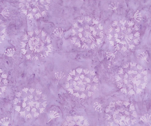 Iris Beauty Batik Mums Heather by Jacqueline de Jonge for Anthology Fabrics