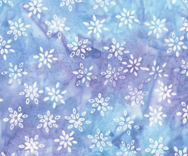 Iris Beauty Batik Sparkling Flowers Watercolor by Jacqueline de Jonge for Anthology Fabrics