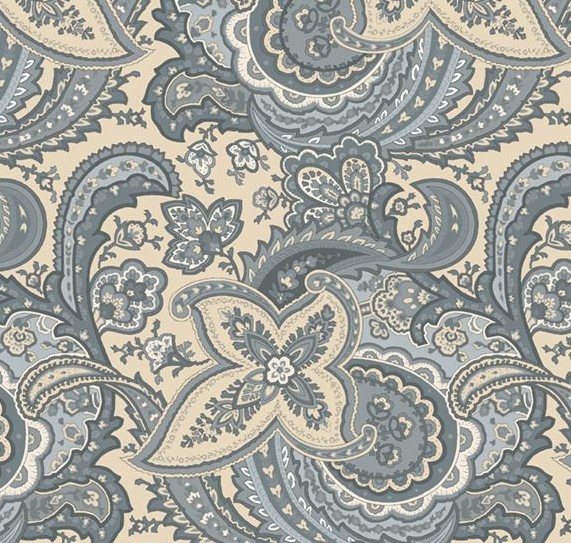 Franklin House Pin Blue by Dolores Smith for Marcus Fabrics