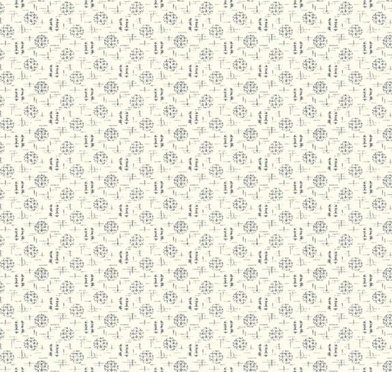 Franklin House Rake Blue by Dolores Smith for Marcus Fabrics