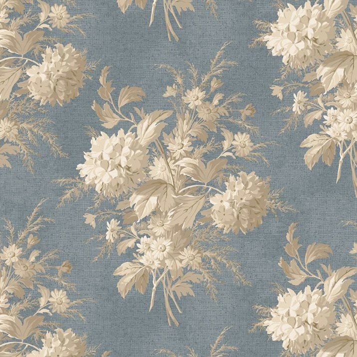 Franklin House Girder Blue by Dolores Smith for Marcus Fabrics