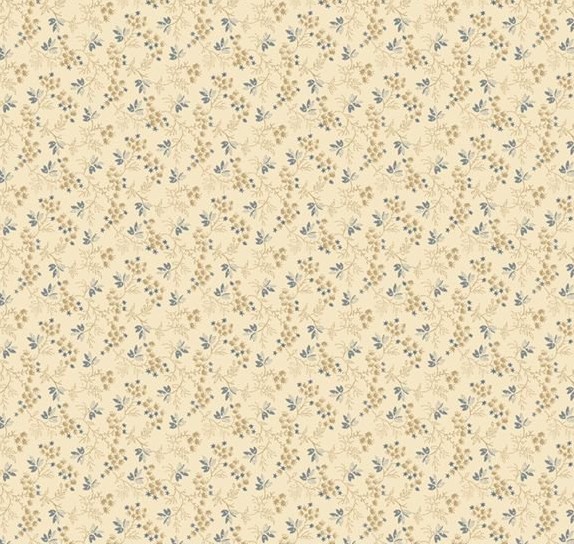 Stone Cottage Creeping Vine Cream by Pam Buda for Marcus Fabrics