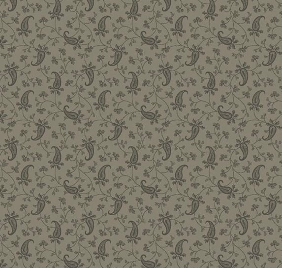 Stone Cottage Cottage Paisley Gray by Pam Buda for Marcus Fabrics