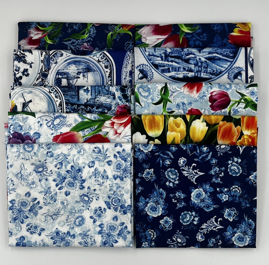 Spring in Delft Fat Quarter Bundle