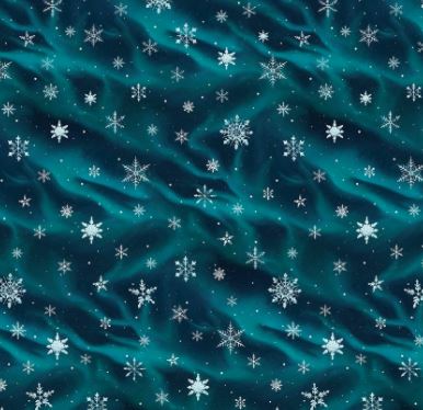 Santa Says Hi Quilt Backing Kit