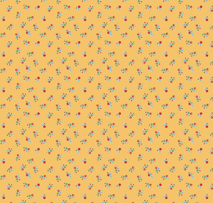 Simple Pleasures Kitchen Flowers Yellow by American Jane for Riley Blake Designs