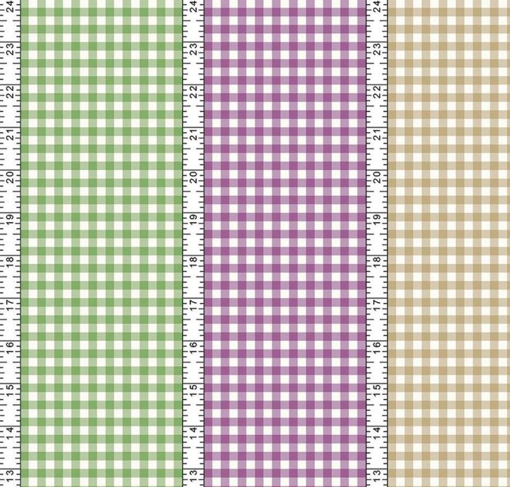 Simple Pleasures Gingham Stripes Multi by American Jane for Riley Blake Designs