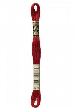 DMC Embroidery Floss Color 3777 Very Dark Terra Cotta