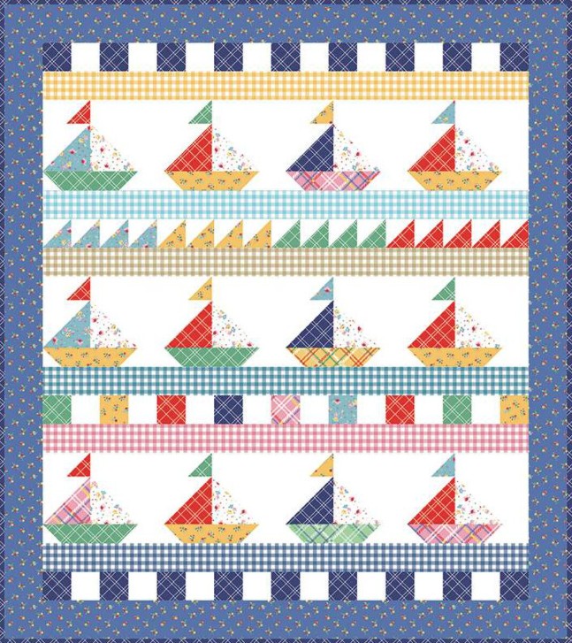 Sail Away Quilt Pattern by American Jane