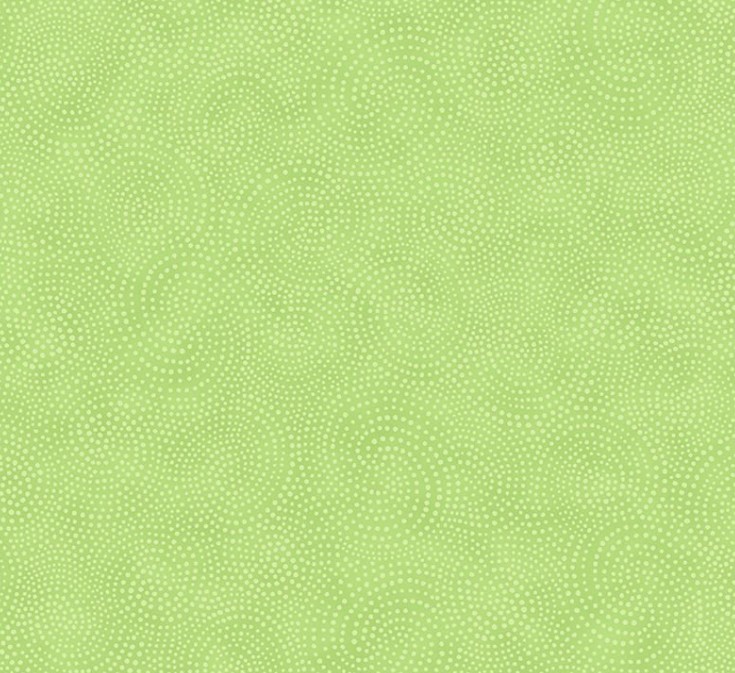 Twirl Dotty Spiral Lime from Timeless Treasures