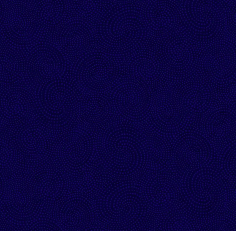 Twirl Dotty Spiral Navy from Timeless Treasures