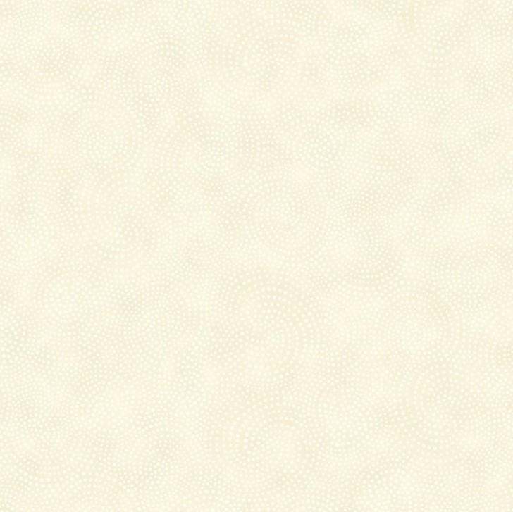 Twirl Dotty Spiral Ivory from Timeless Treasures