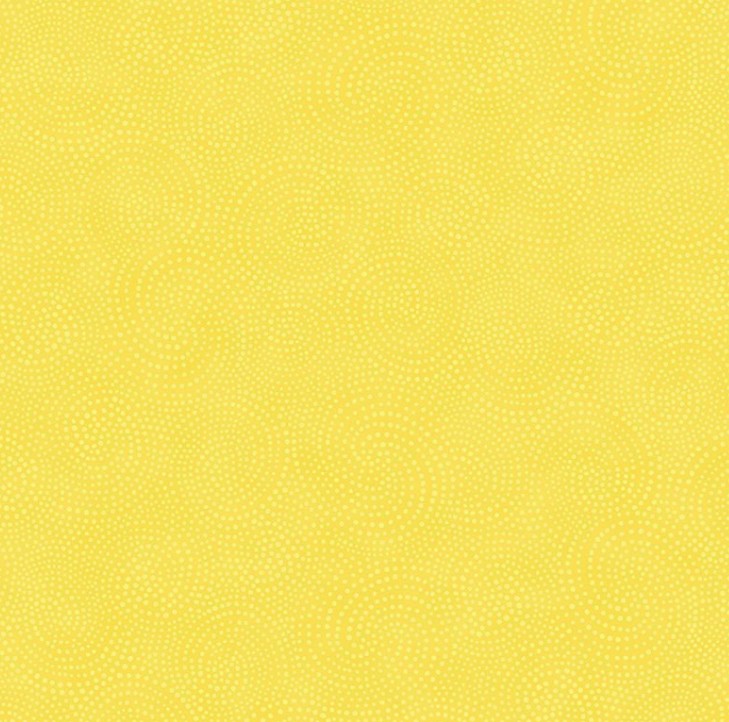 Twirl Dotty Spiral Yellow from Timeless Treasures