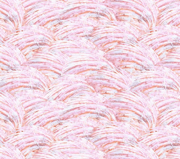 Flamingo Fling Flamingo Feathers Blush by Nancy Smith for Studio E Fabrics