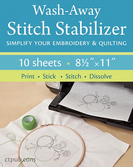 Wash Away Stitch Stabilizer