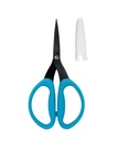 Perfect Scissors Blue 6in Medium Micro-Serrated Non-Slip Blade from Karen Kay Buckley