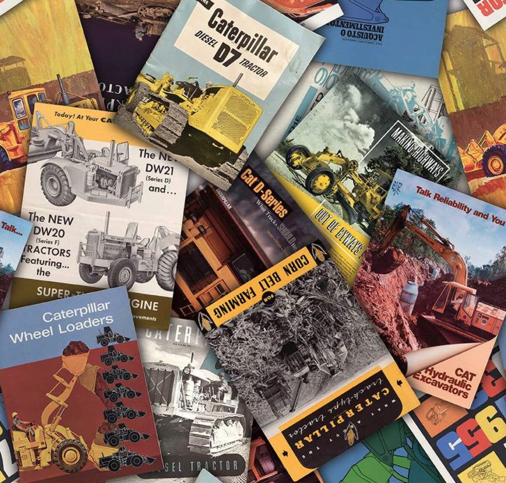 Caterpillar 100 Years Brochures Multi from Riley Blake Designs