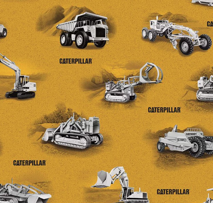 Caterpillar 100 Years Main Yellow from Riley Blake Designs