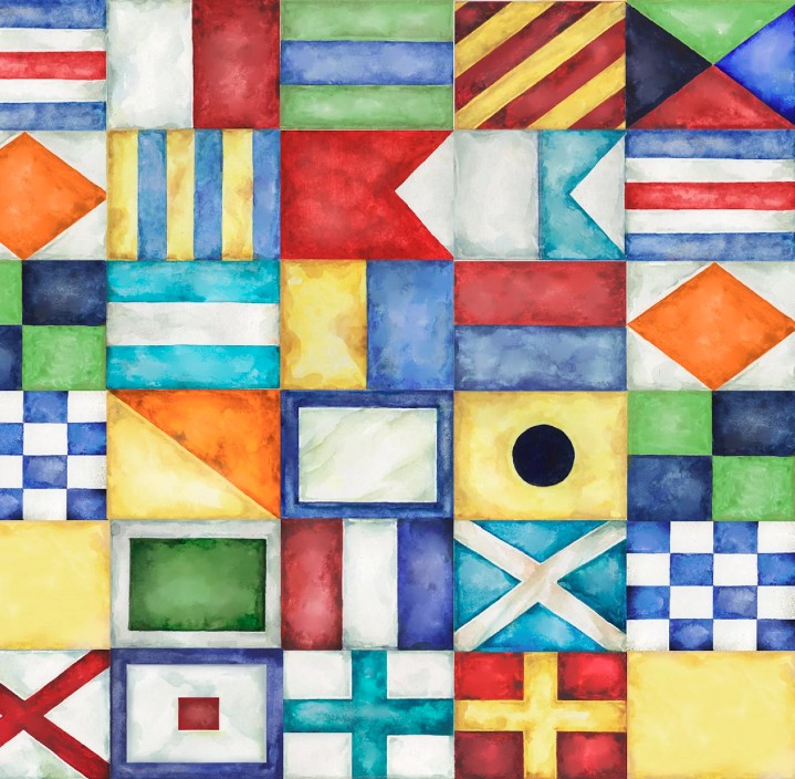 Fair Winds & Following Seas Flying High Multi by Michael Moon for 3 Wishes Fabrics