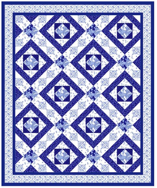 Tile Time Quilt Kit by Northcott